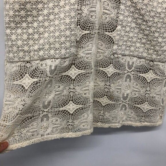 DAY Birger et Mikkelsen Cream Geometric Crochet lined Dress size 36 - Picture 8 of 16